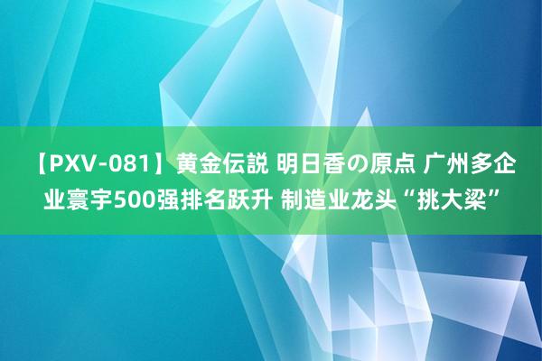 【PXV-081】黄金伝説 明日香の原点 广州多企业寰宇500强排名跃升 制造业龙头“挑大梁”