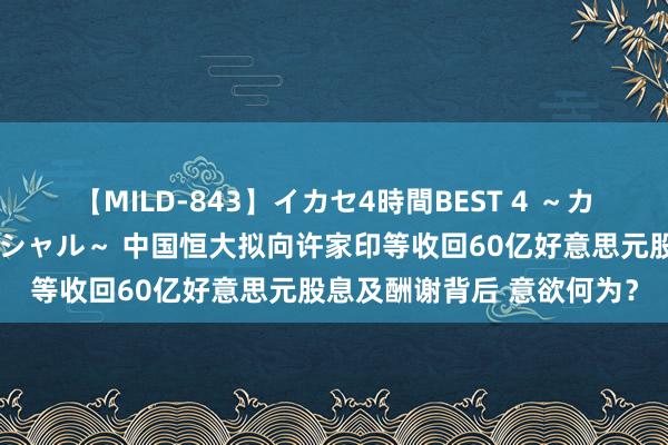 【MILD-843】イカセ4時間BEST 4 ～カリスマアイドル限定スペシャル～ 中国恒大拟向许家印等收回60亿好意思元股息及酬谢背后 意欲何为？